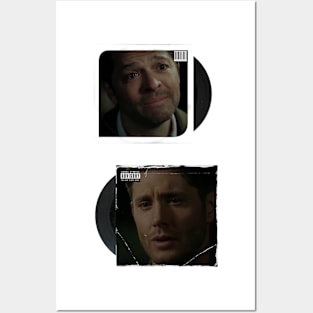 destiel confession scene vinyl supernatural Posters and Art